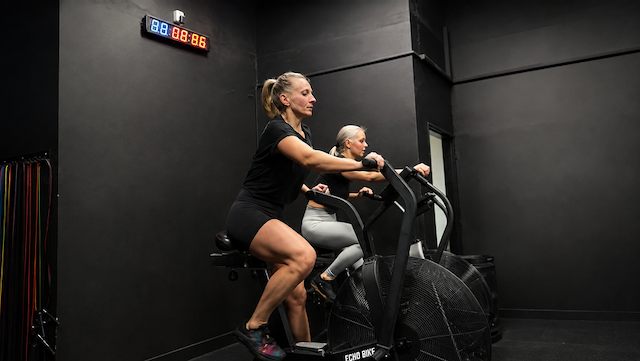 Trénink na air bikech